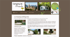 Desktop Screenshot of camping-brignoles.com